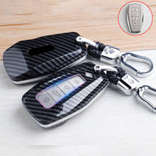 Carbon Fiber Pattern Car Remote Key Case Cover For Geely Coolray Atlas Boyue NL3 Emgrand X7 EX7 SUV GT GC9 Borui Car Accessories 2024 - buy cheap