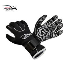 3MM Neoprene Gloves Spearfishing Diving Snorkeling Gloves Warm Boating Canoeing Kayaking Gloves For Swimming Winter Spearfishing 2024 - buy cheap