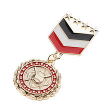 Vintage Star BADGE Military Medal Brooch Pin Lapel Epaulet Jewelry 2024 - buy cheap