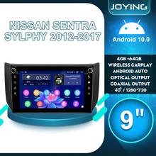 Joying 9"Android 10 Car Radio Stereo Head Unit Multimedia Audio System Carplay DVR OBD2 For Nissan Sylphy B17 Sentra 2012 2017 2024 - buy cheap