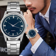 Men's Business Wristwatch Fashion Casual Stainless Steel Mesh Belt Watch Simplicity Simple Dial Quartz Watch Relojes Para Hombre 2024 - buy cheap