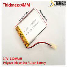 3.7V 1300mAh 404050 Lithium Polymer Li-Po li ion Rechargeable Battery cells For Mp3 MP4 MP5 GPS  mobile bluetooth 2024 - buy cheap