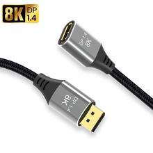 DP1.4 Extension Cable Male to Female 8K@60Hz 4K@144Hz DisplayPort to DisplayPort Extension Cable DP to DP 8K Extension Cable 2024 - buy cheap