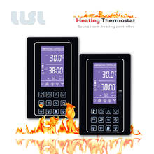 Controlador de temperatura do dispositivo de aquecimento da sauna, 110v 220v 4.5kw com termostato da sauna da multi-função da indicação digital da grande-tela 2024 - compre barato