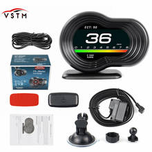 New F9 HUD OBD2 Head Up Display car GPS gauge navigation Digital Speedometer Projector Turbo Oil Temp car computer 2024 - buy cheap