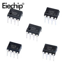 Memory IC AT24C02 AT24C04 AT24C08 AT24C16 AT24C32 AT24C64 AT93C46  DIP package for interface EEPROM Memory Module for arduino 2024 - buy cheap