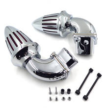 Aftermarket motorcycle parts High Quality Chrome Billet Aluminum Cone Spike Air Cleaner For Suzuki Boulevard M109 All year 2024 - buy cheap