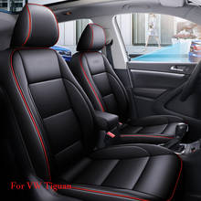 Custom car seat cover For Volkswagen Tiguan 2013 2014 2015 2016 2017 2018 Waterproof leather protective cover car styling 2024 - buy cheap