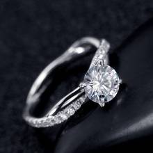 Изысканные женские Кристальные кольца со стразами для женщин, ювелирные аксессуары, подарочные модные витые обручальные кольца Shap 2024 - купить недорого