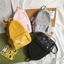 Модный рюкзак, повседневный женский рюкзак, большой нейлоновый рюкзак, школьная сумка для девочек-подростков, водонепроницаемый женский рюкзак 2024 - купить недорого