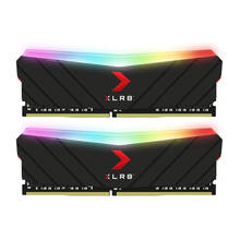 Memória ram pny rgb ddr4 para jogos, 8gb 16gb xlr8 3200mhz, memória com latência cas de 16, 1.35 volts suporta intel xmp 2.0 2024 - compre barato