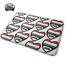 Hungary Country Code Flag Heart, Magyarország Soft House Family Anti-Slip Mat Rug Carpet Hun Hungary Country Code Hungary 2024 - buy cheap