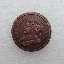 UK Replica 1714 Great Britain 1 Farthing Copper Copy Coins 2024 - buy cheap