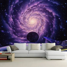 Пользовательские 3D обои Современная Вселенная звездное небо фото настенные фрески Гостиная ТВ спальня фон обои Papel де Parede 2024 - купить недорого