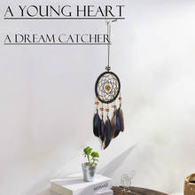 Dream Catcher Pendant Feather Dreamcatcher Wall Hanging Ornaments Handicrafts for Car Home Bedroom Embellishment 2024 - buy cheap