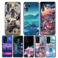 Funda de silicona con diseño de píxeles para Huawei, funda de teléfono con estética artística para Huawei P40, P30, P20, P10, P9, P8 Pro Plus, Lite E Mini 2019, 2017 2024 - compra barato