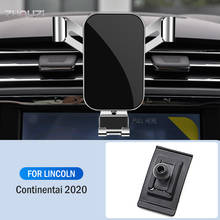 Soporte de teléfono móvil para coche, montaje de ventilación de aire, navegación por gravedad GPS, accesorios para coche Lincoln Continental 2020 2024 - compra barato