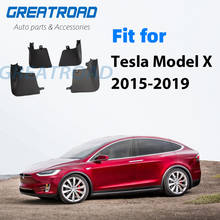 Набор литых брызговиков для Tesla Model X ModelX 2015-на Брызговики крыло брызговиков Передняя Задняя W/клипсы винты 2024 - купить недорого