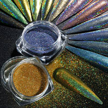Laser Nail Glitter Dip Powder Holographic Shining Mirror Nail Art Glitter Dust Neon Flakes Nail Decoration Manicure SA1028 2024 - buy cheap