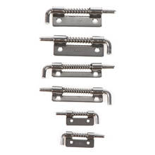 1pc 304 Stainless Steel Loaded Hinge Security Spring Bolt Barrel Latch Hardware 2024 - buy cheap