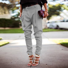 High Waist Pants Women Loose Joggers Lady Streetwear Punk Black Cargo Pants Femme Capris Trousers 2024 - buy cheap