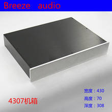 Brzhifi bz4307 caso de alumínio completo para amplificador de áudio diy personalizado 2024 - compre barato