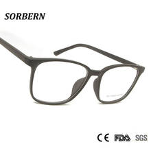 SORBERN-gafas cuadradas para miopía para hombre y mujer, anteojos Retro con montura ópticas transparentes, 2019 2024 - compra barato