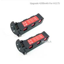 Batería mejorada de 11,4 v y 4200mAh con cargador para cámara de carreras H117S Zino GPS RC FPV, partes de cuadricóptero, batería de 11,4 V 2024 - compra barato