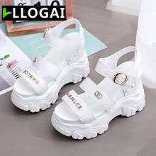 Fashion Super High Heels Wedge Female Platform Buckle Strap Street Summer Shoes Punk Beach Wedges Women's Sandals Chunky Sandals 2024 - buy cheap