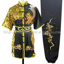 Chinese Wushu routine uniform Kungfu clothes Martial arts suit changquan clothes outfit for male female girl boy kids adults 2024 - buy cheap