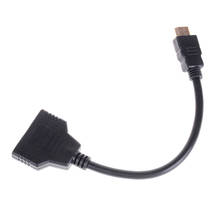 1080P 2 порта MI Splitter 1 в 2 Выход MI Male для MI Female адаптер конвертер видео кабель MI Switch для PC Display 2024 - купить недорого