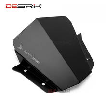 DESRIK New High Quality Aluminum Durable Motorcycle Windshield Windscreen For Yamaha MT-09 MT09 MT 09 FZ09 2014 2015 2016 2024 - buy cheap