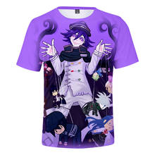 New Kokichi Ouma T shirt Summer Men Women 3D Print Tops Harajuku Anime Tshirts Boys girls Cartoon Game Danganronpa Tops 2024 - buy cheap