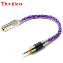 Thouliess-Cable adaptador de Audio HIFI 2,5mm TRRS, macho equilibrado a hembra de 4,4mm, plateado, para AK240 AK380 AK320 2024 - compra barato