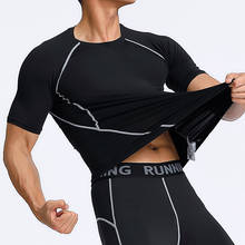 Fitness T-Shirts Compression T Shirt Training Men Workout Quick Drying Sport Gym Clothing Running Short Sleeve T Shirt Men 2021 2024 - buy cheap
