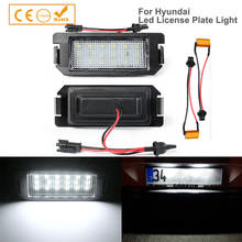 Lámpara de luz LED para placa de matrícula de Hyundai I20 I10 GK Coupe Genesis Coupe XG Terracan Veloster Tiburon Kia, 2 uds. 2024 - compra barato