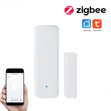 Tuya Zigbee Wireless Smart Window Door Sensor Detector Alarm 2024 - buy cheap