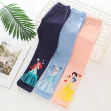 Frozen Children's Clothing Baby Girl Spring and Autumn Leggings Girl Trousers Princess Elsa Children's Trousers 2024 - buy cheap