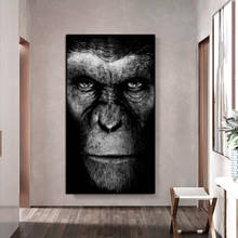 Pintura moderna de parede de animais, pintura artística preta para parede da sala de estar 2024 - compre barato