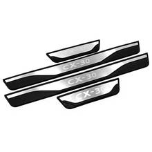 Car Door Sill Cover Accessories for Mazda Cx-30 Cx30 Car Stainless Steel Scuff Pedal Protector Styling Sticker 2019 2020 2024 - buy cheap