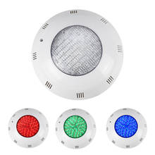 5pcs/lot remote control LED swimming pool lights 24W IP68 LED wall mounted lamps underwater lights 12V RGB seven-color 2024 - buy cheap