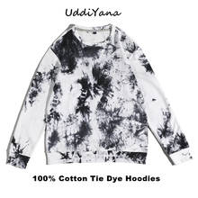Sudadera con capucha para hombre y mujer, suéter con estampado Tie-Dye, estilo Harajuku, Y2K, 2021 algodón, chándal, Primavera, 100% 2024 - compra barato