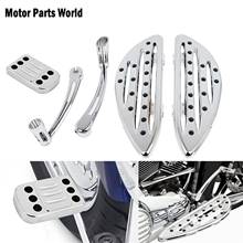 Motorcycle CNC Driver Floorboard Front Footrest Footpegs Pedal Toe Heel Shift Lever Brake Pedal Pad For Harley Touring Softail 2024 - buy cheap