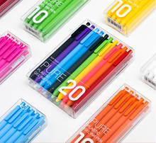 KACO Pure Candy Color Sign pen 0.5MM Gel Pen Stationery Student Set Retro Color Macaron Signing Pen For School Office KACO Refil 2024 - buy cheap