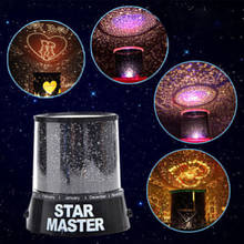 Lámpara de noche inteligente USB Lámpara de mesa LED romántica LED universo Star Master cielo estrellado noche proyector cama lámpara de luz regalo 2024 - compra barato
