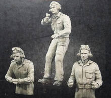 Personagens de tanque antigos (3 figuras), kits de modelo de resina sem pintura para inverno de 1/35 2024 - compre barato