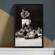 Pintura clásica en lienzo para sala de estar, póster inspirador de los famosos boxers, impresión de imágenes artísticas de pared, decoración del hogar 2024 - compra barato