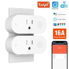 Wifi Smart Plug 16A Smart Home Socket Use Smart Life App for remote control Google Home Alexa Voice Controlled Tuya Smart Plug 2024 - buy cheap