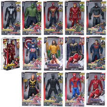 Black Panther Marvel Super Heroes Avengers Thanos  Captain America Thor Iron Man Spiderman Hulkbuster Hulk Action Figure 2024 - buy cheap