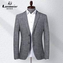 High Quality Blazer Men New Spring Fashion Brand Two Buttons Slim Fit Men Suit Terno Masculino Blazer Jaqueta Masculina FS-190 2024 - buy cheap